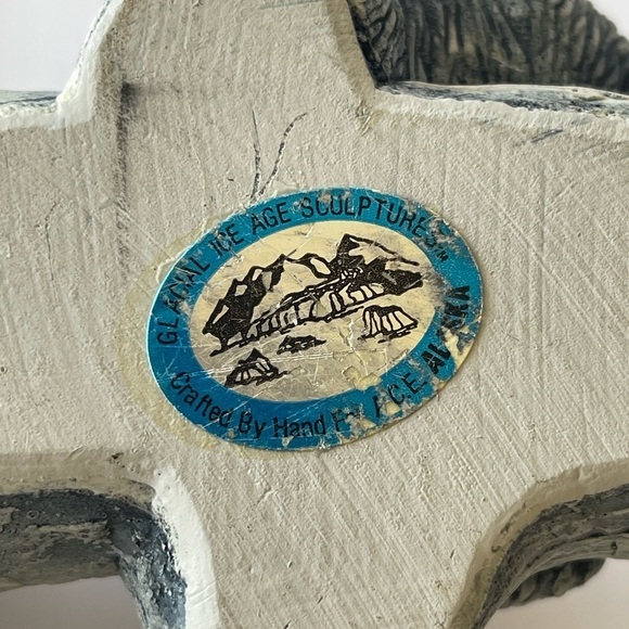 Glacial Ice Age Sculpture Crafted by Hand ACE Alaska, Whimsical Bears W… - Picture 9 of 9